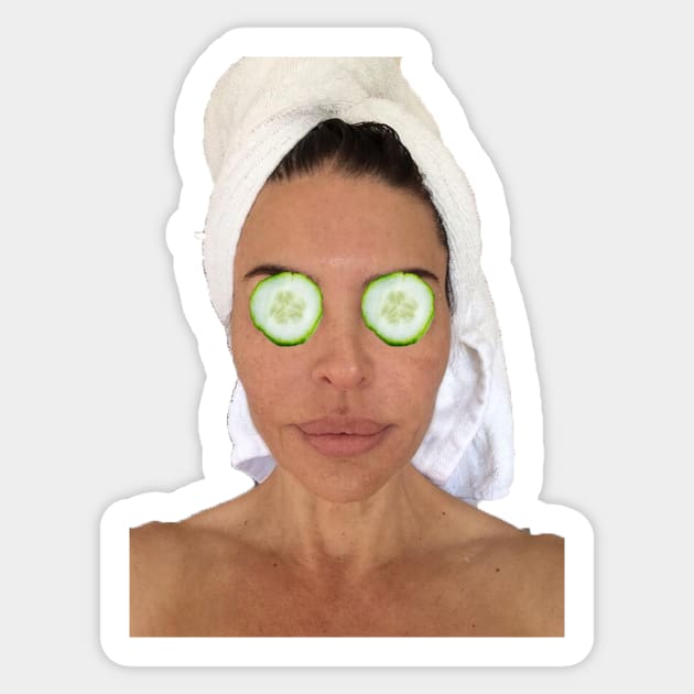 LISA RINNA cucumbers Sticker by ematzzz